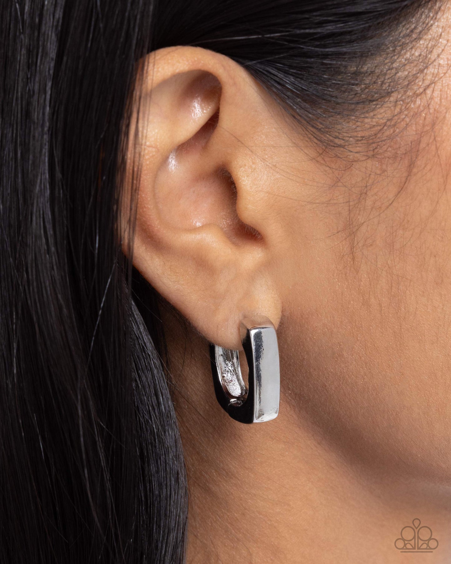 Paparazzi - Fortnight Fashion - Silver Earrings #2447