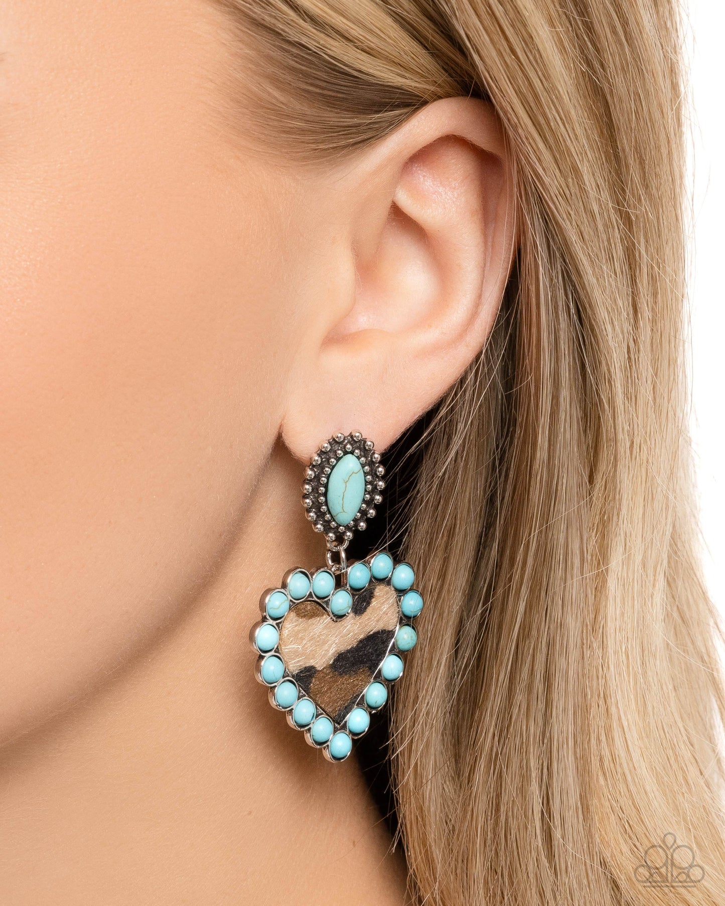 Paparazzi - Whimsical Wrangler - Blue Earrings #2404