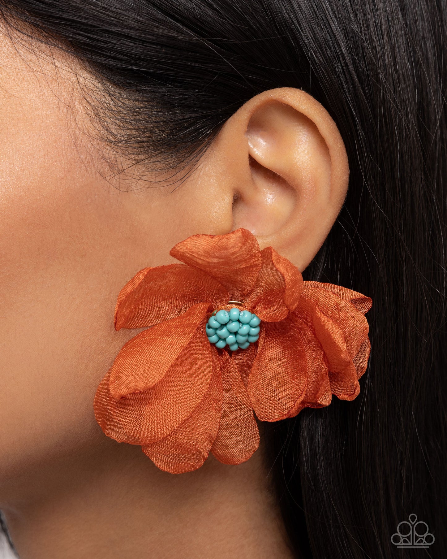 Paparazzi - Part Of Your World - Orange Earrings #2440