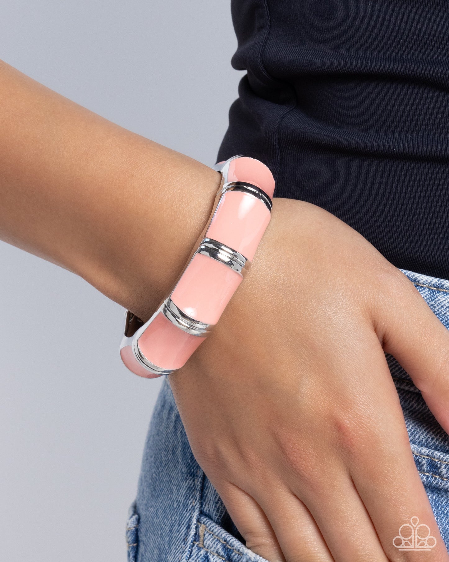 Paparazzi - Pearlized Promise - Orange Bracelet  #B232