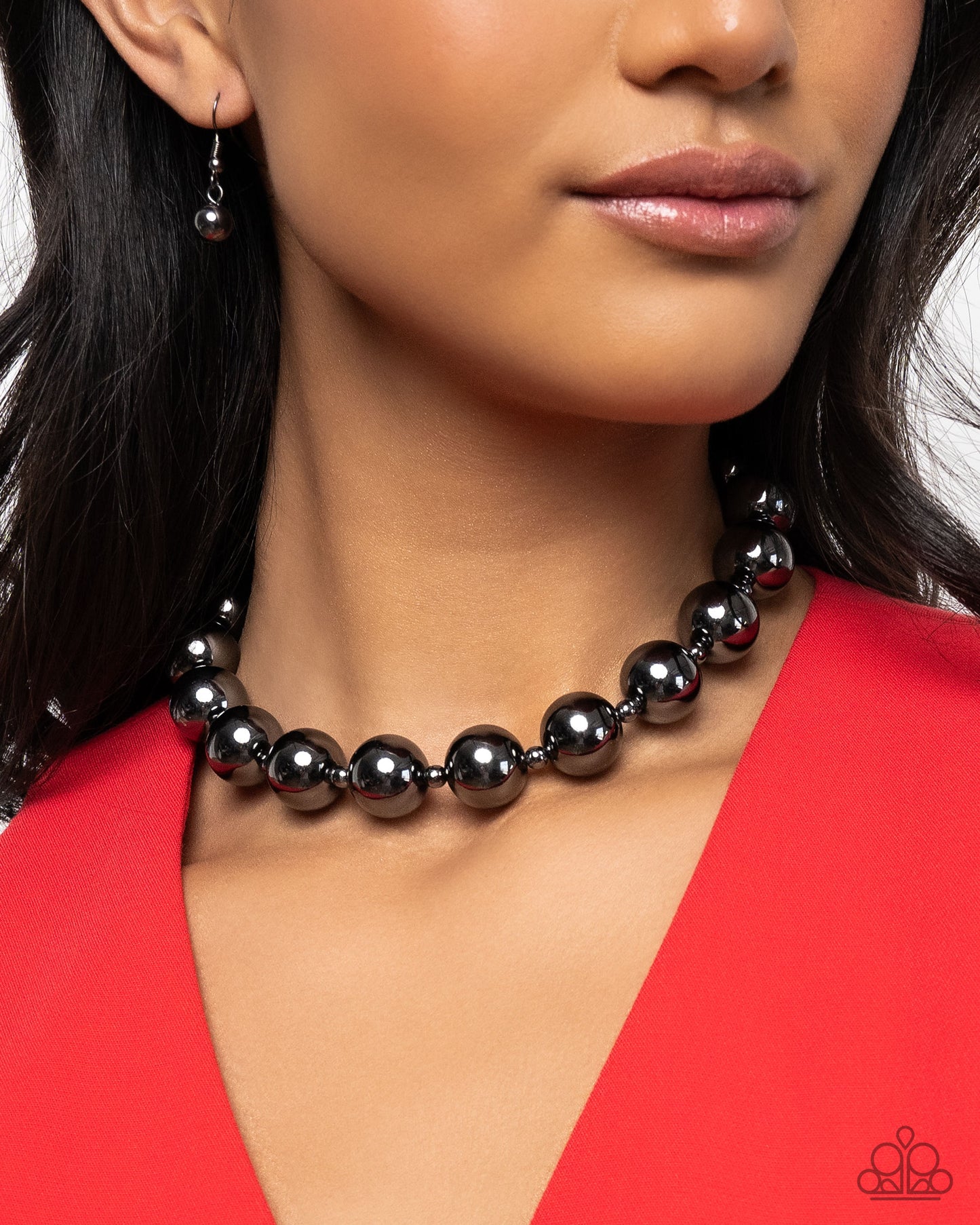 Paparazzi - Flattery Will Get You Everywhere - Black Necklaces #N520