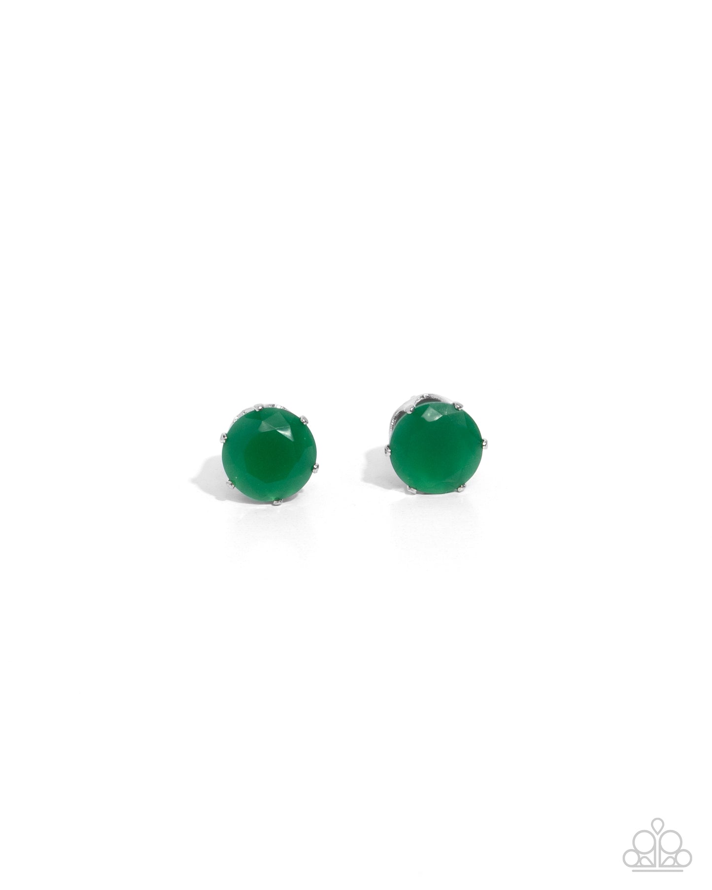 Paparazzi - Simply Sublime - Green Earrings  #2448