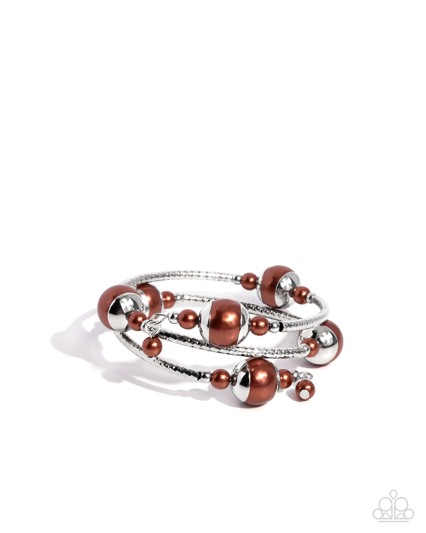 Paparazzi - Palatial Pearls - Brown Bracelets #B240
