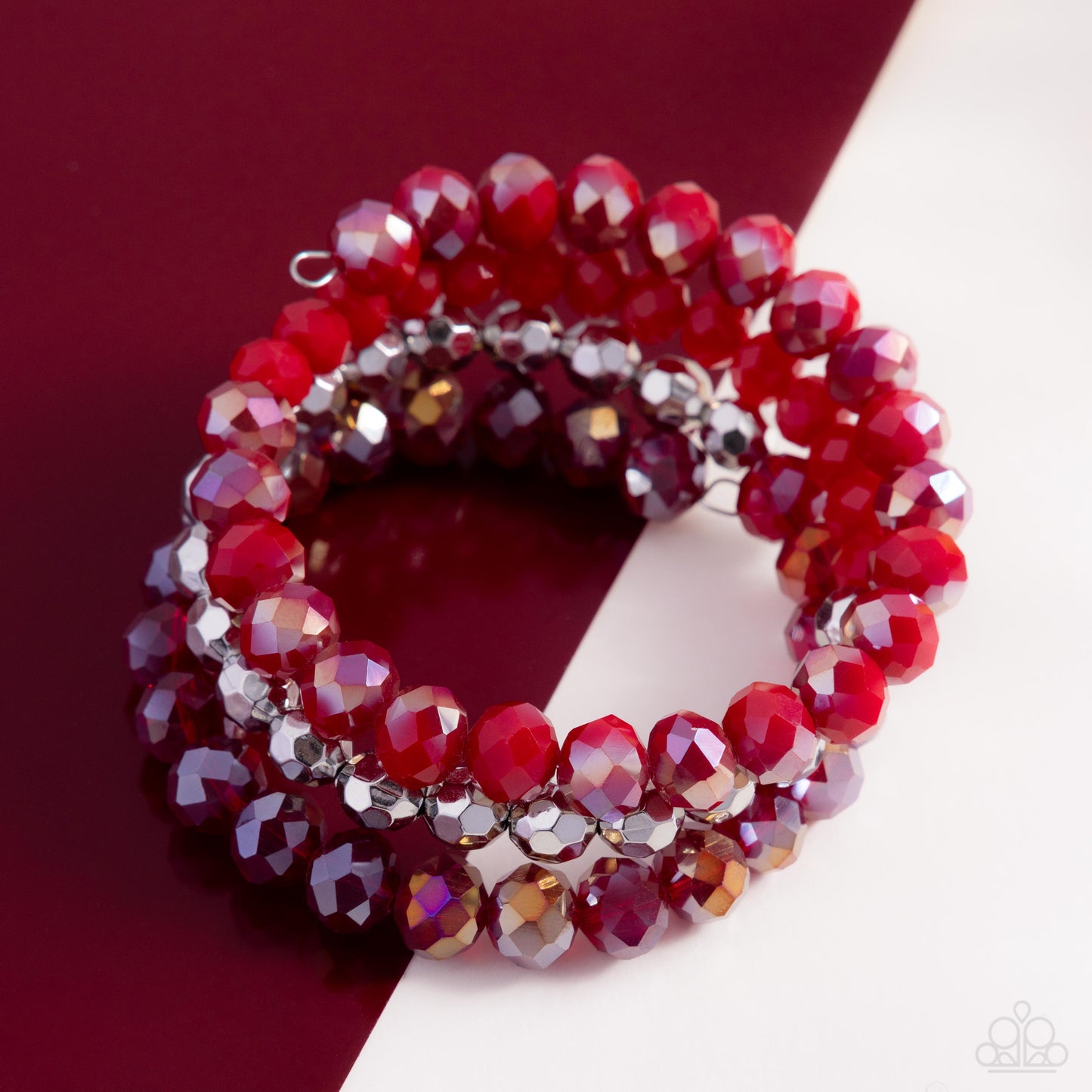 Paparazzi - Memorable Makeover - Red Bracelets #B191