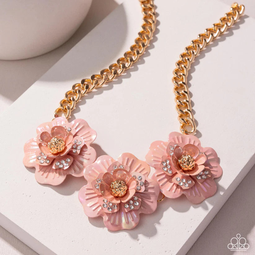 Paparazzi - Gala Genre - Pink Necklace #0138