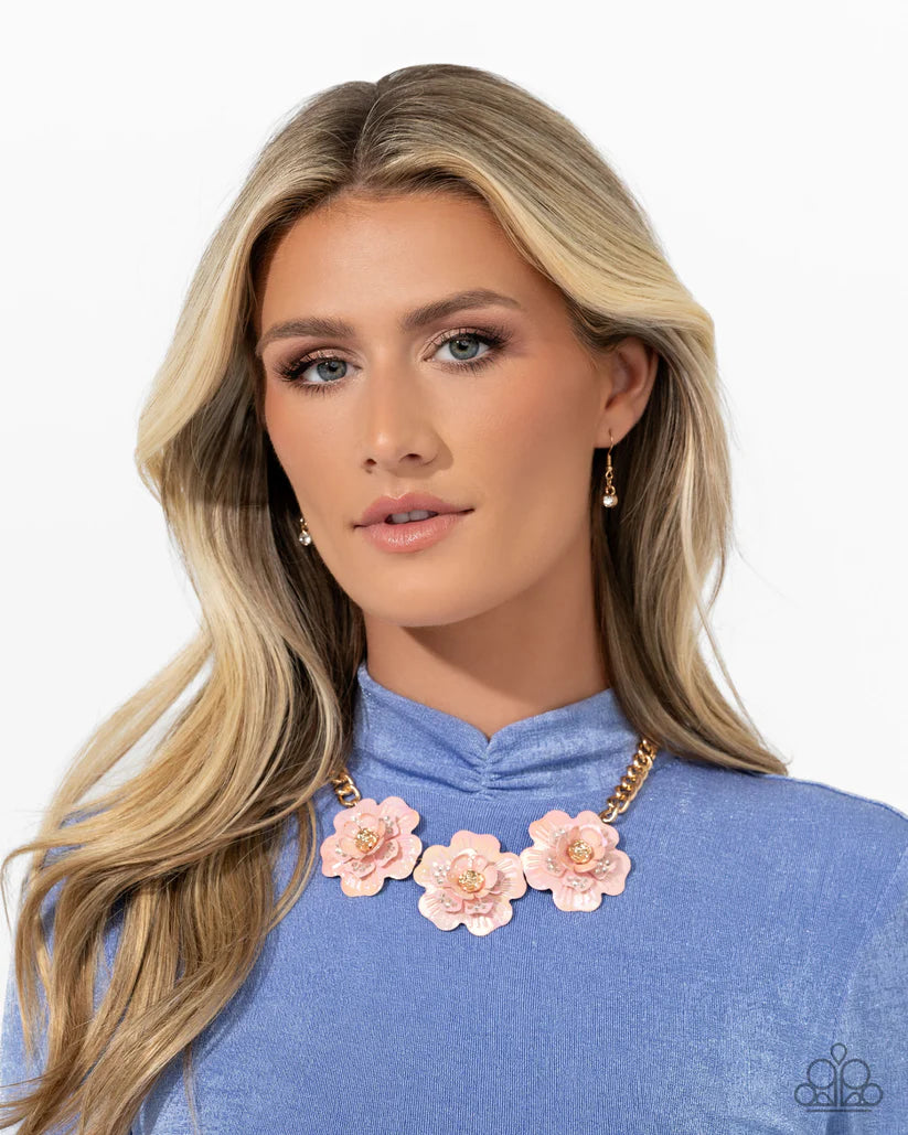 Paparazzi - Gala Genre - Pink Necklace #0138