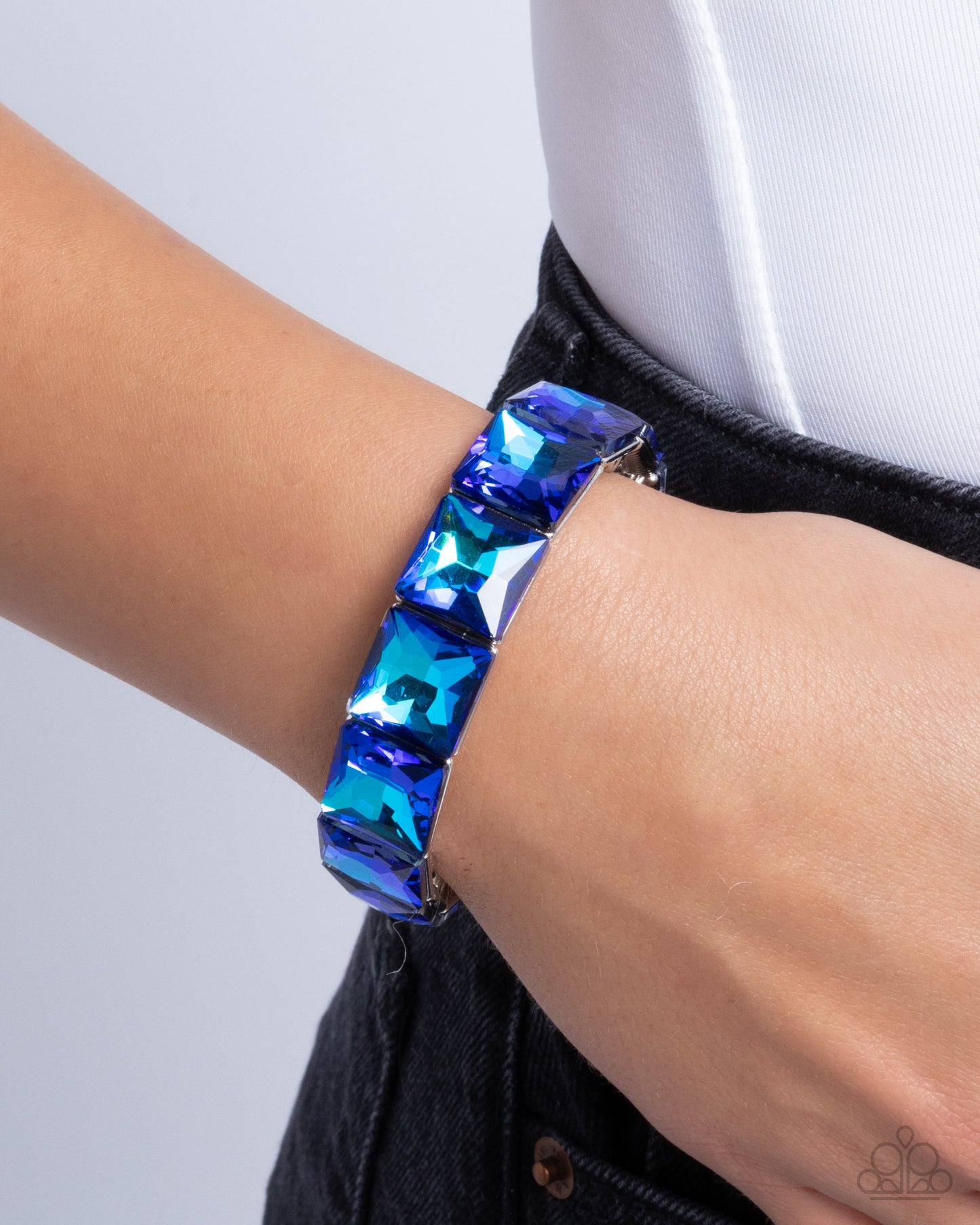 Paparazzi - Upscale Funk - Blue Bracelets  #1215