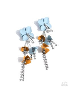 Paparazzi - Capitol Chic - Blue Earrings #2420