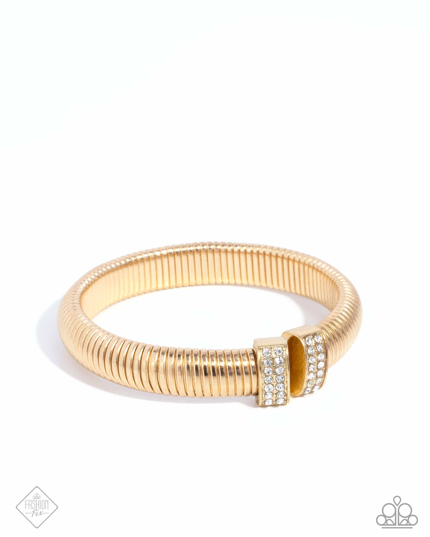 Paparazzi - Tailored Transit - Gold Bracelets  #B243