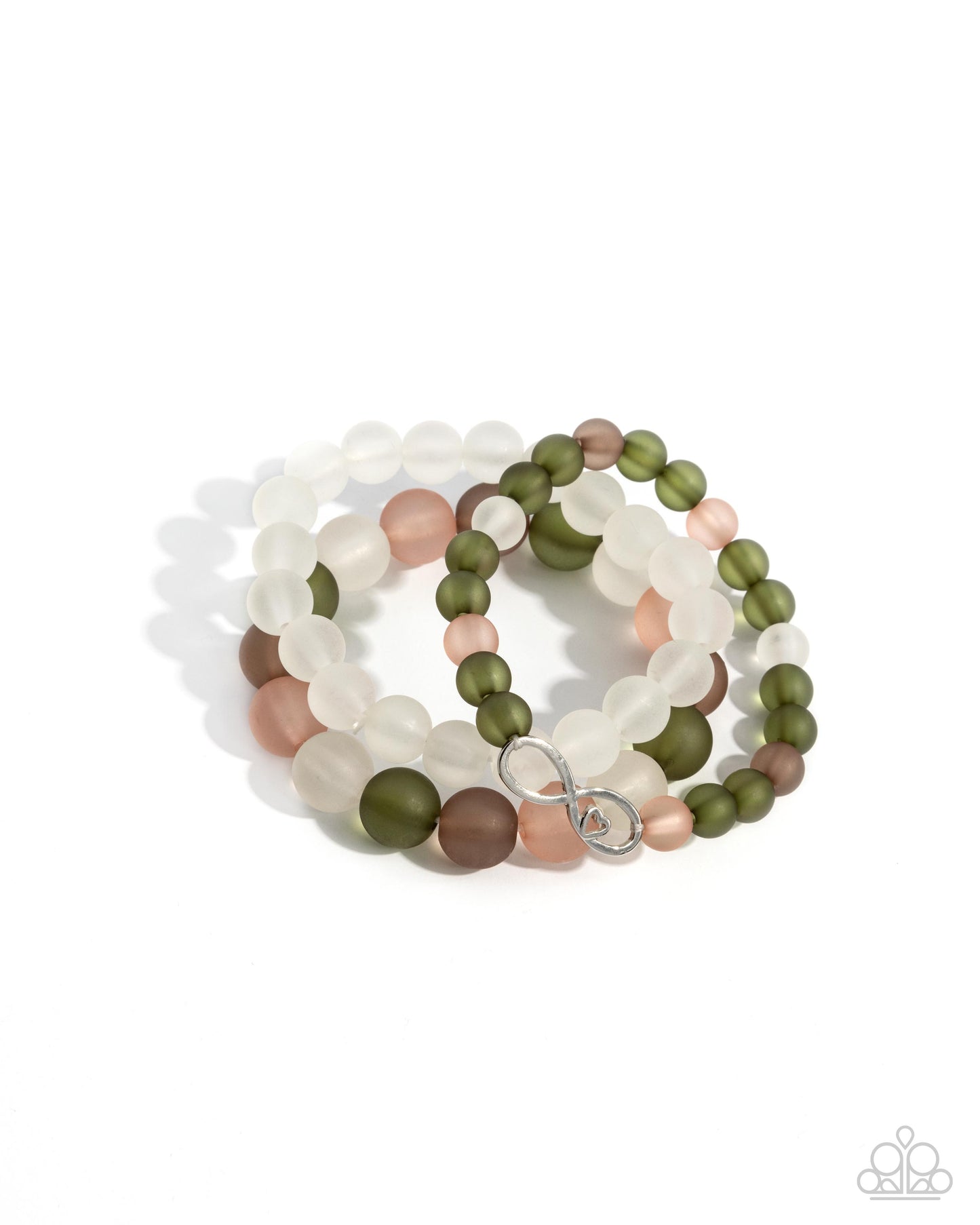 Paparazzi - Simplistic Stack - Green Bracelets #B190