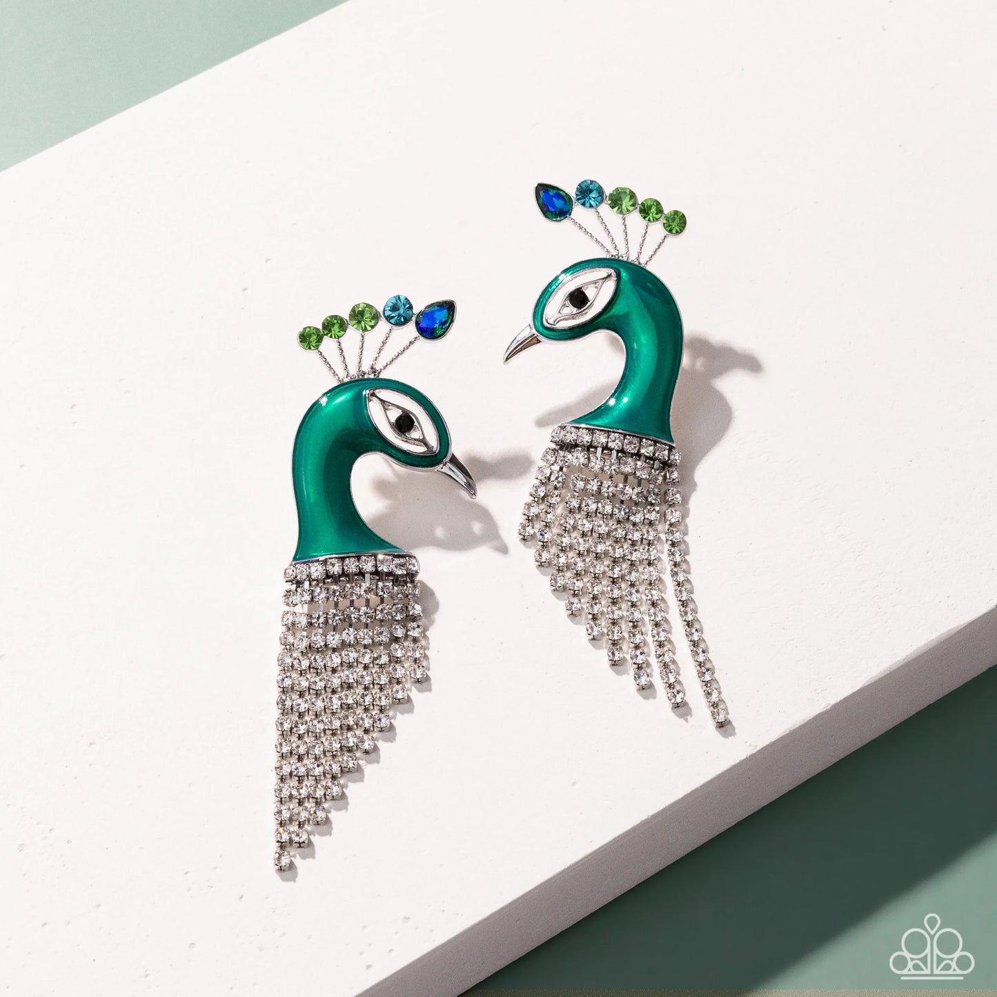 Paparazzi - Pampered Peacock -  Multi Earrings #2438