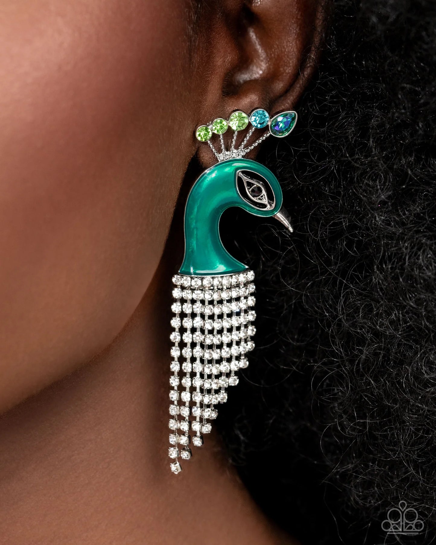 Paparazzi - Pampered Peacock -  Multi Earrings #2438