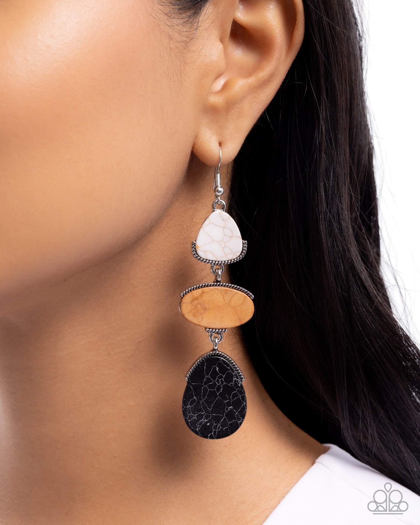 Paparazzi - Sense of RUMOR - Multi Earrings #2477