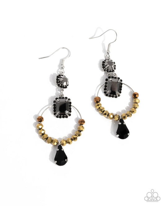 Paparazzi - Point Me in the BRIGHT Direction - Multi Earrings #2267
