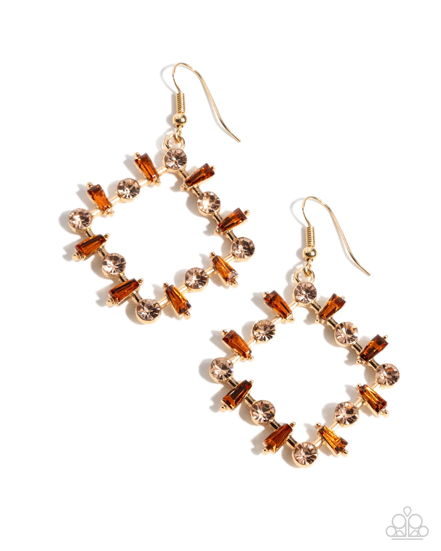 Paparazzi - Pampered Promise - Brown Earrings #0612