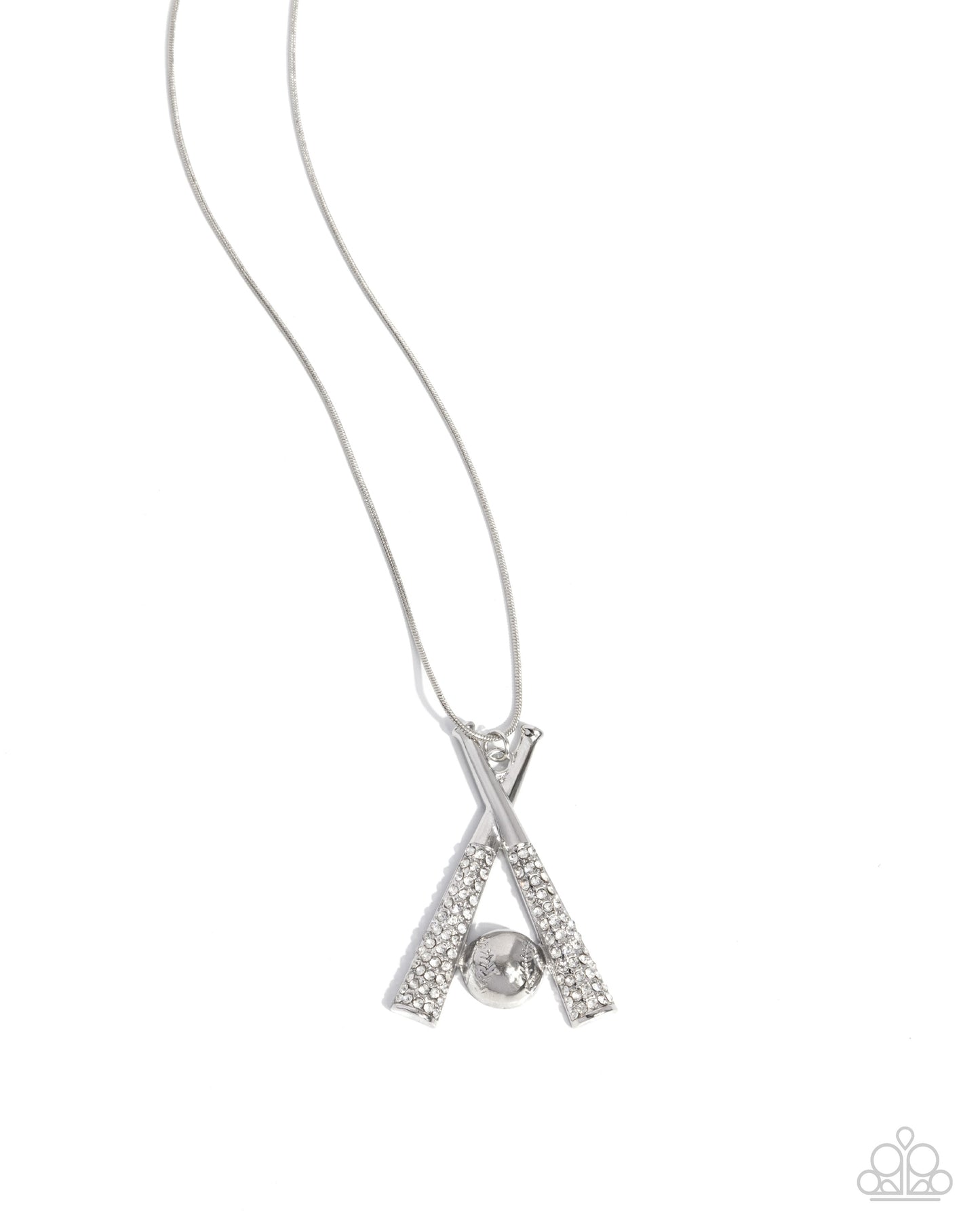 Paparazzi - Play Ball! - White Necklaces #N518
