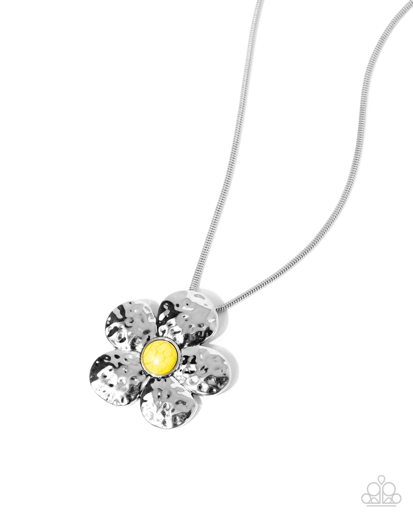 Paparazzi -Tasteful Texture - Yellow Necklaces  #N519