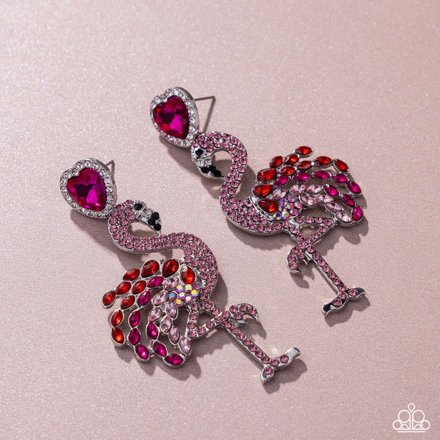 Paparazzi - Flamingo Freestyle - Pink Earrings #2434