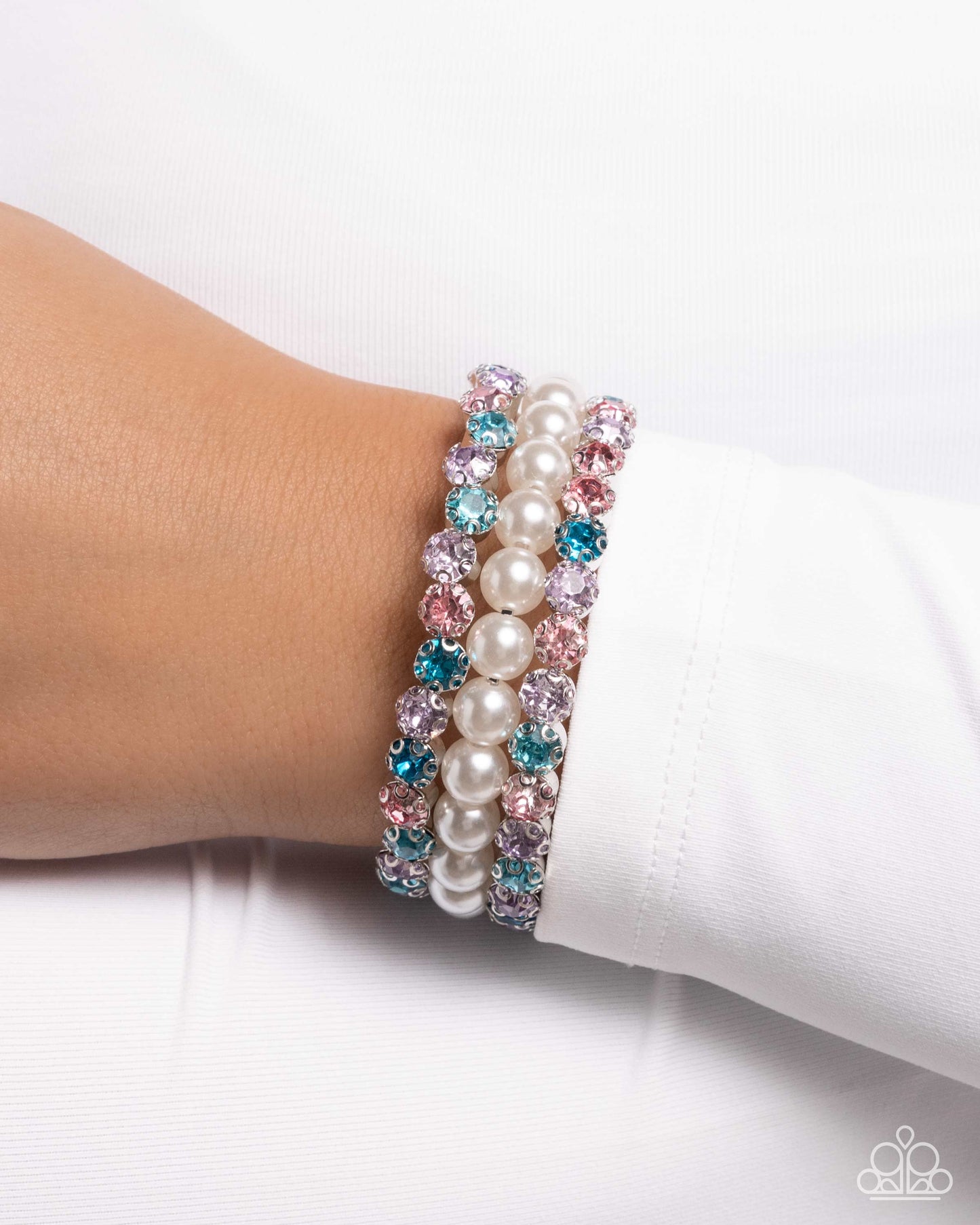 Paparazzi - Grandiose Glitz - Multi Bracelets  #B199