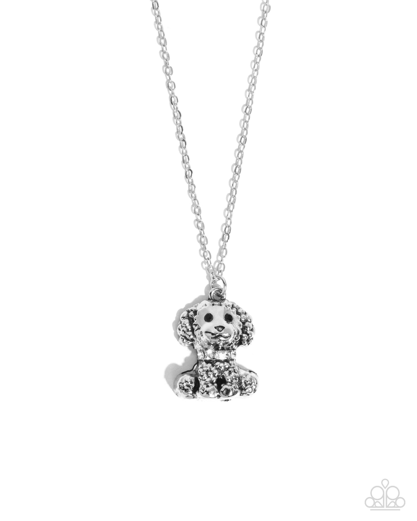 Paparazzi - Poodle Pizzazz - White Necklaces #2335