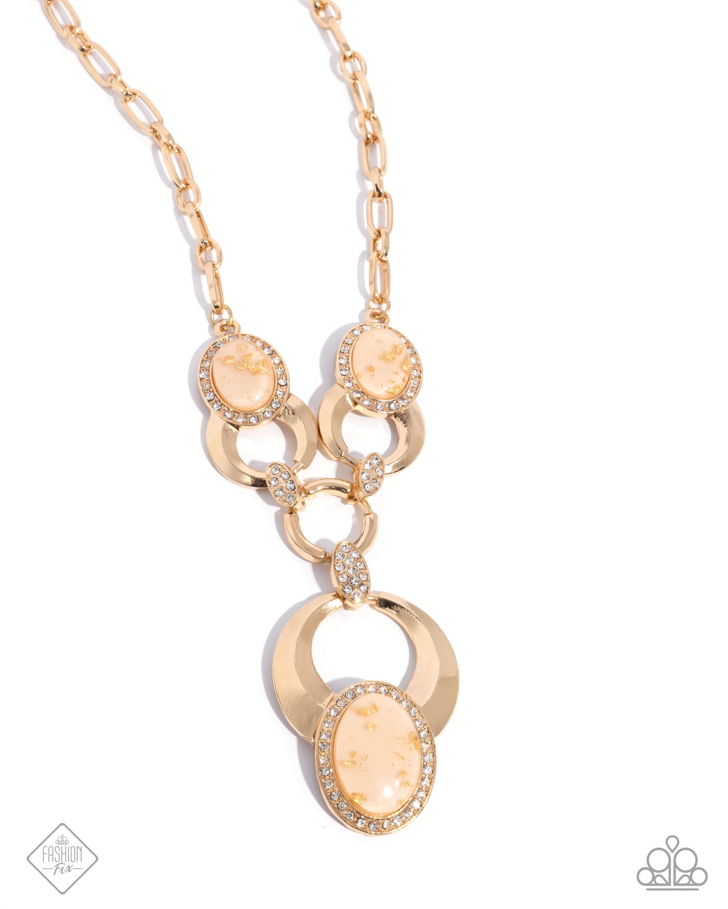 Paparazzi - Spirited Softness - Gold Necklace #N513