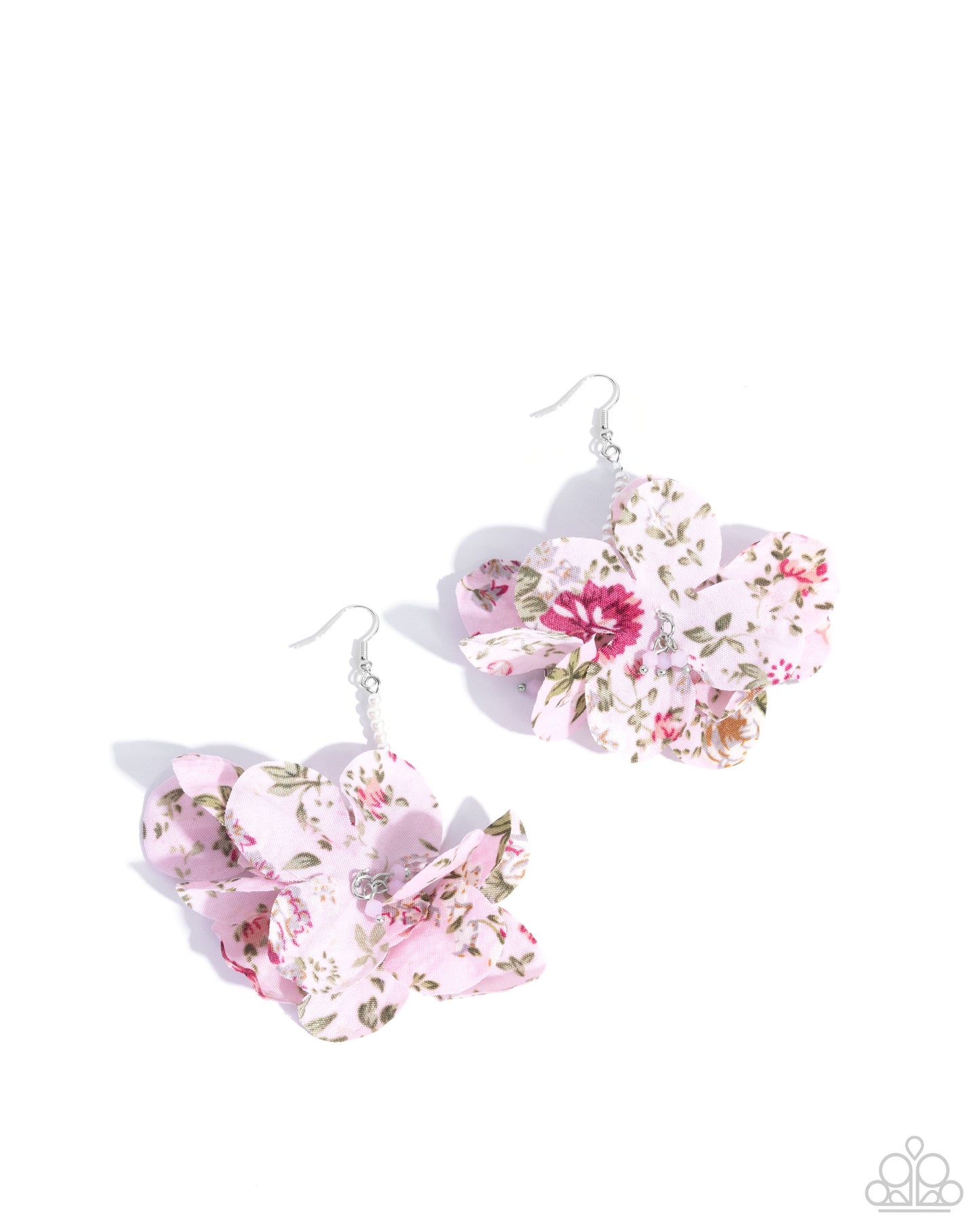 Paparazzi - Flourishing Fantasia - Pink Earrings #2480