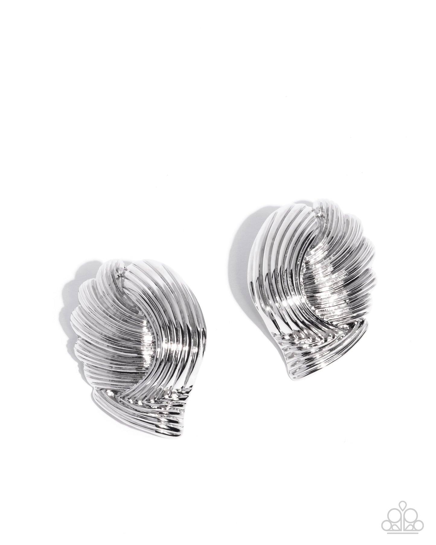 Paparazzi - Carnivale Confidence - Silver Earrings  #2469