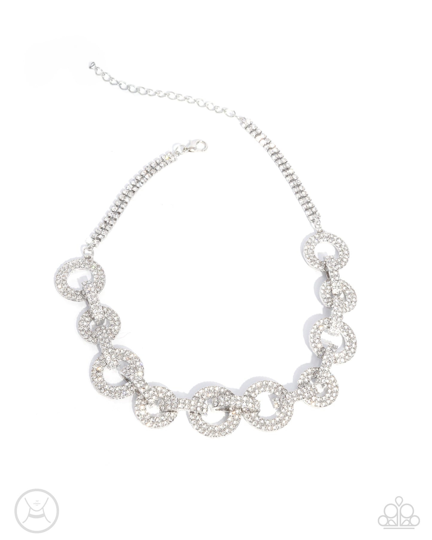 Paparazzi - Elegant Embrace - White Necklace #N516