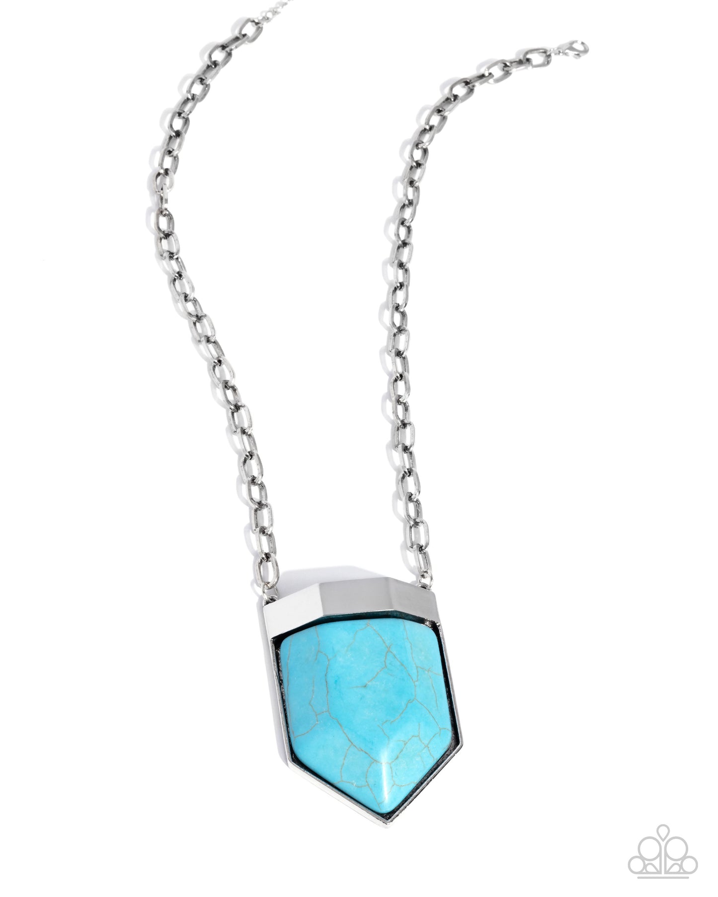 Paparazzi - Pendant Passage - Blue Necklaces #N514