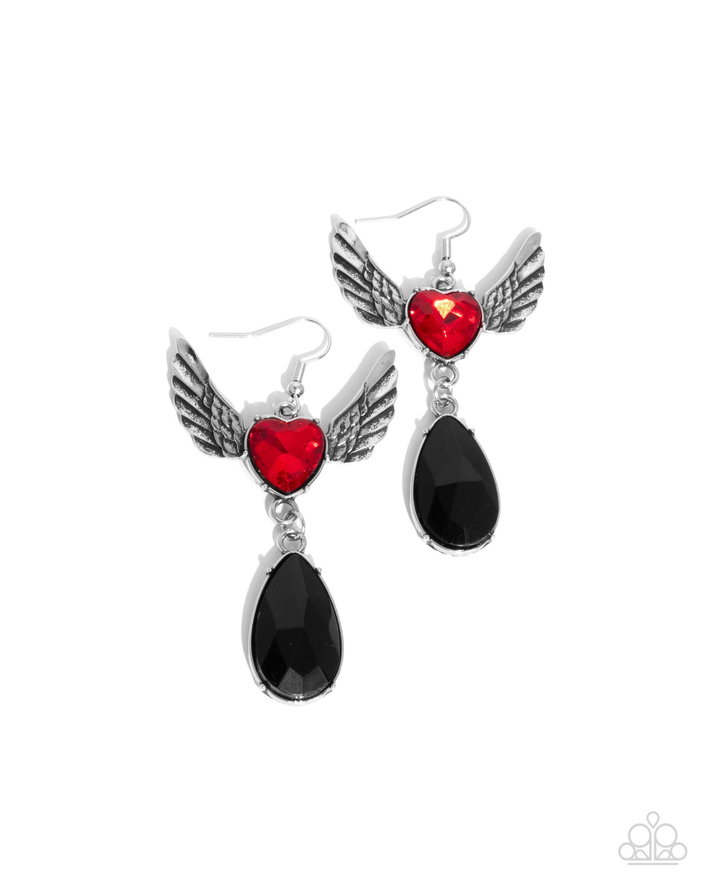 Paparazzi - Angelic Accomplishment - Red Earrings  #2450