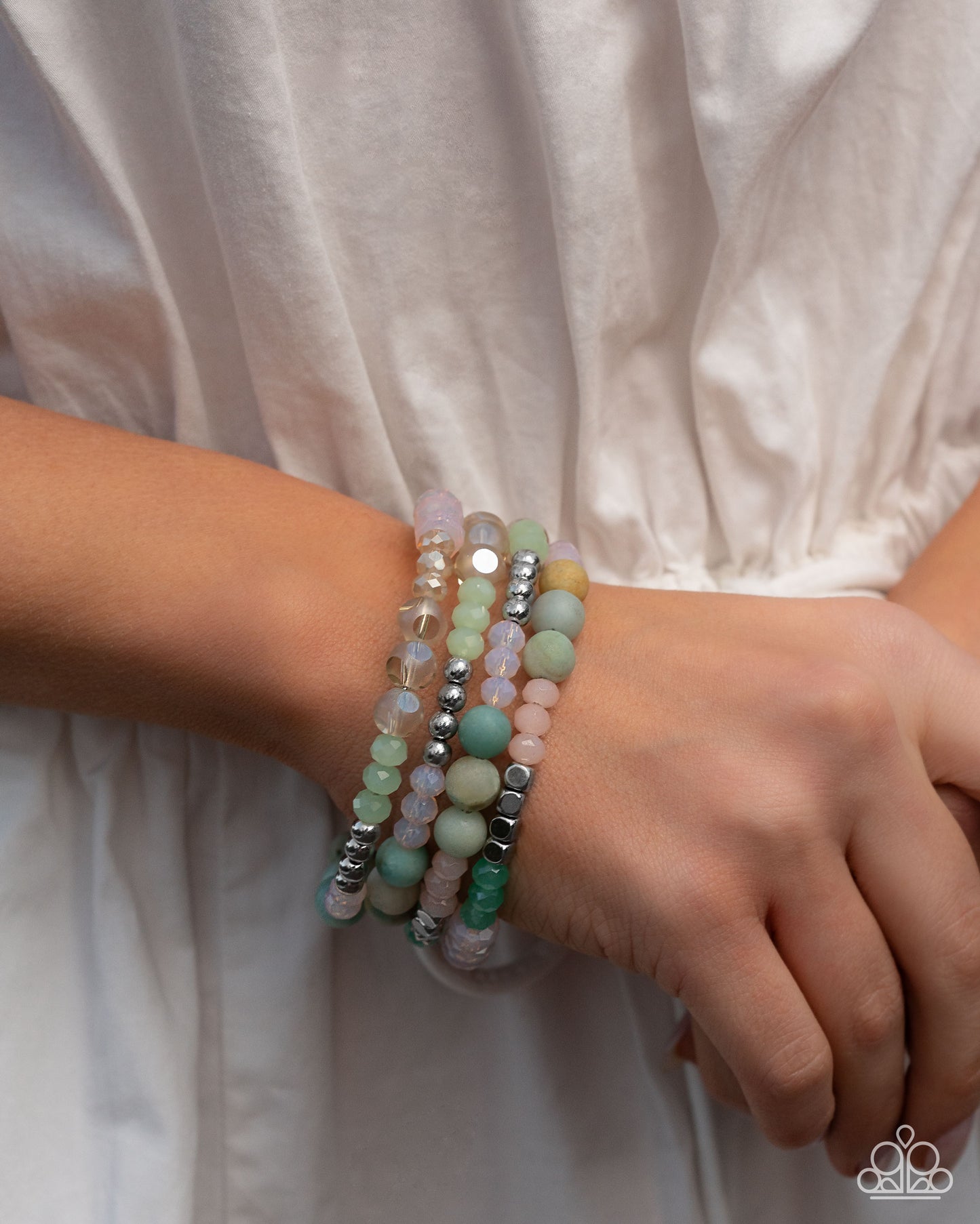 Paparazzi - Defaced Delight - Multi Bracelets  #B245