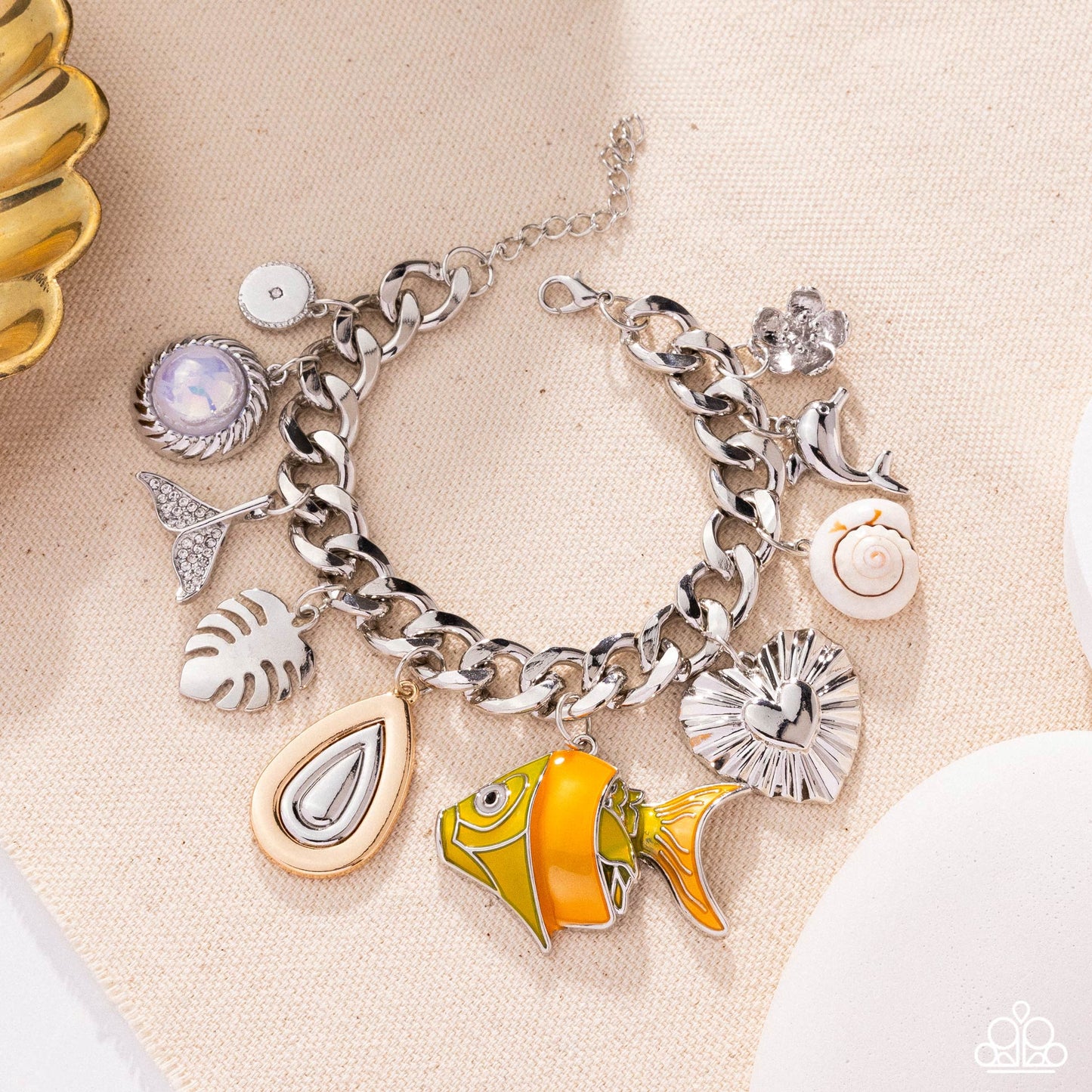 Paparazzi - Fish Frenzy - Orange Bracelets #0548