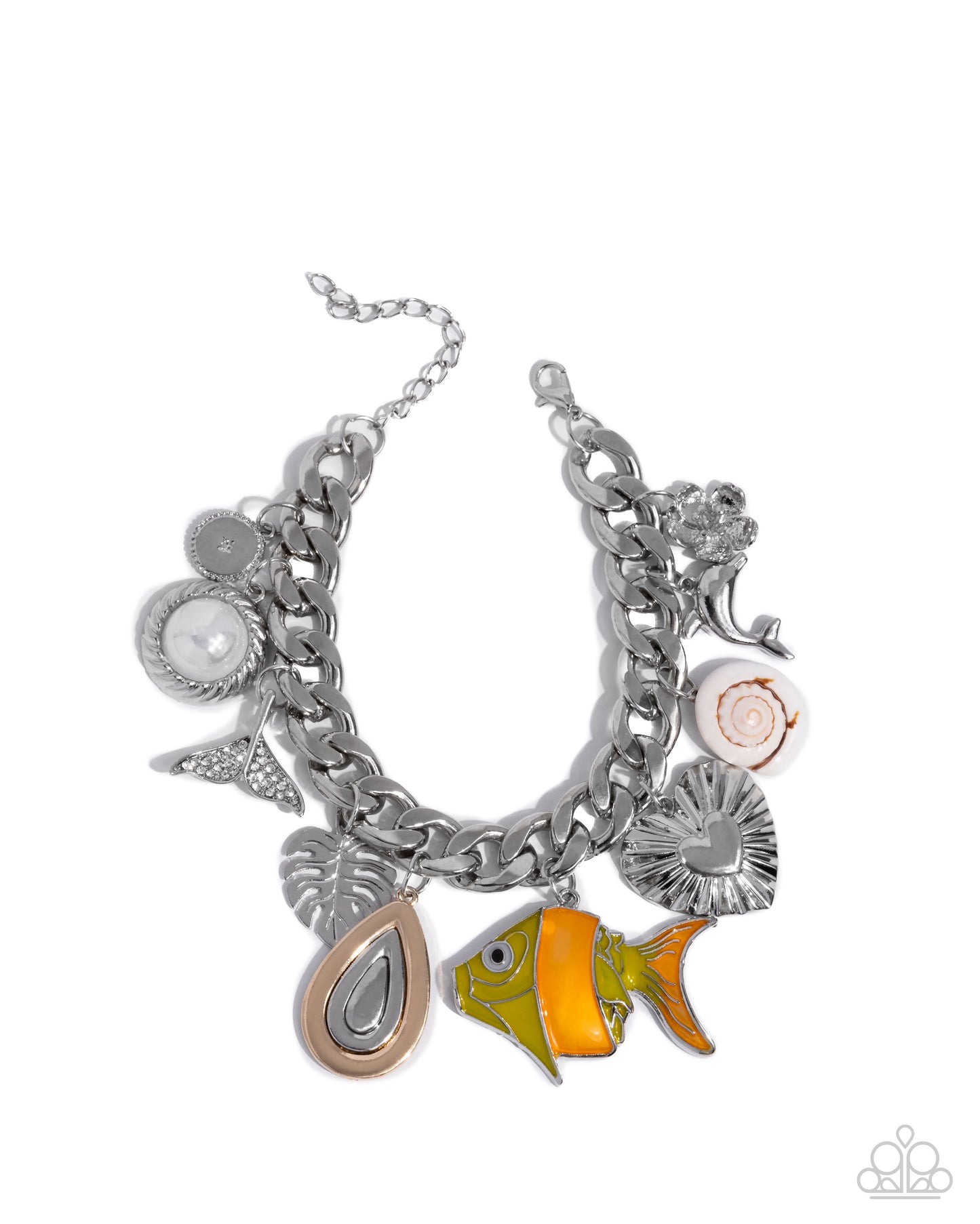 Paparazzi - Fish Frenzy - Orange Bracelets #0548