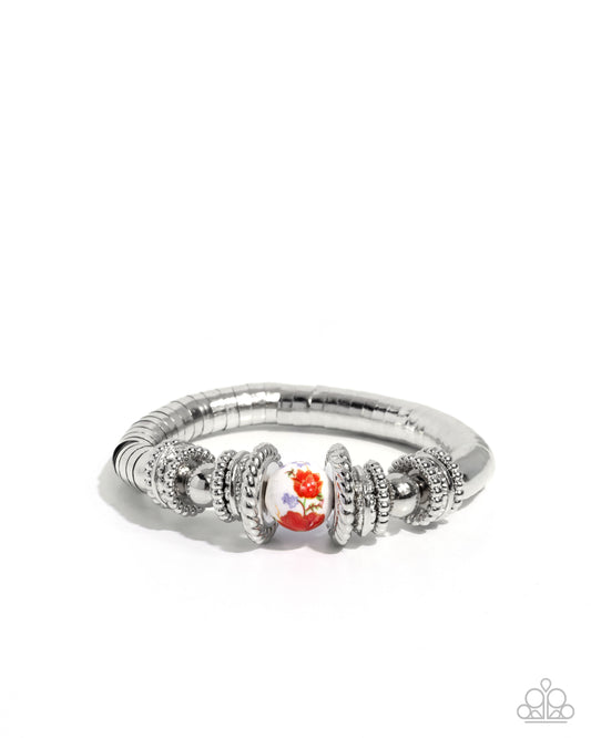 Paparazzi - Ceramic Combo - Red Bracelets  #B230