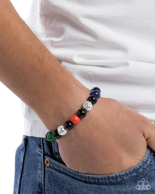 Paparazzi - Hammered Hero - Multi Bracelets #0508