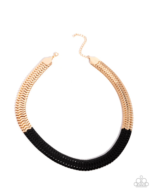 Paparazzi - Painted Paradox - Black Necklace #0301