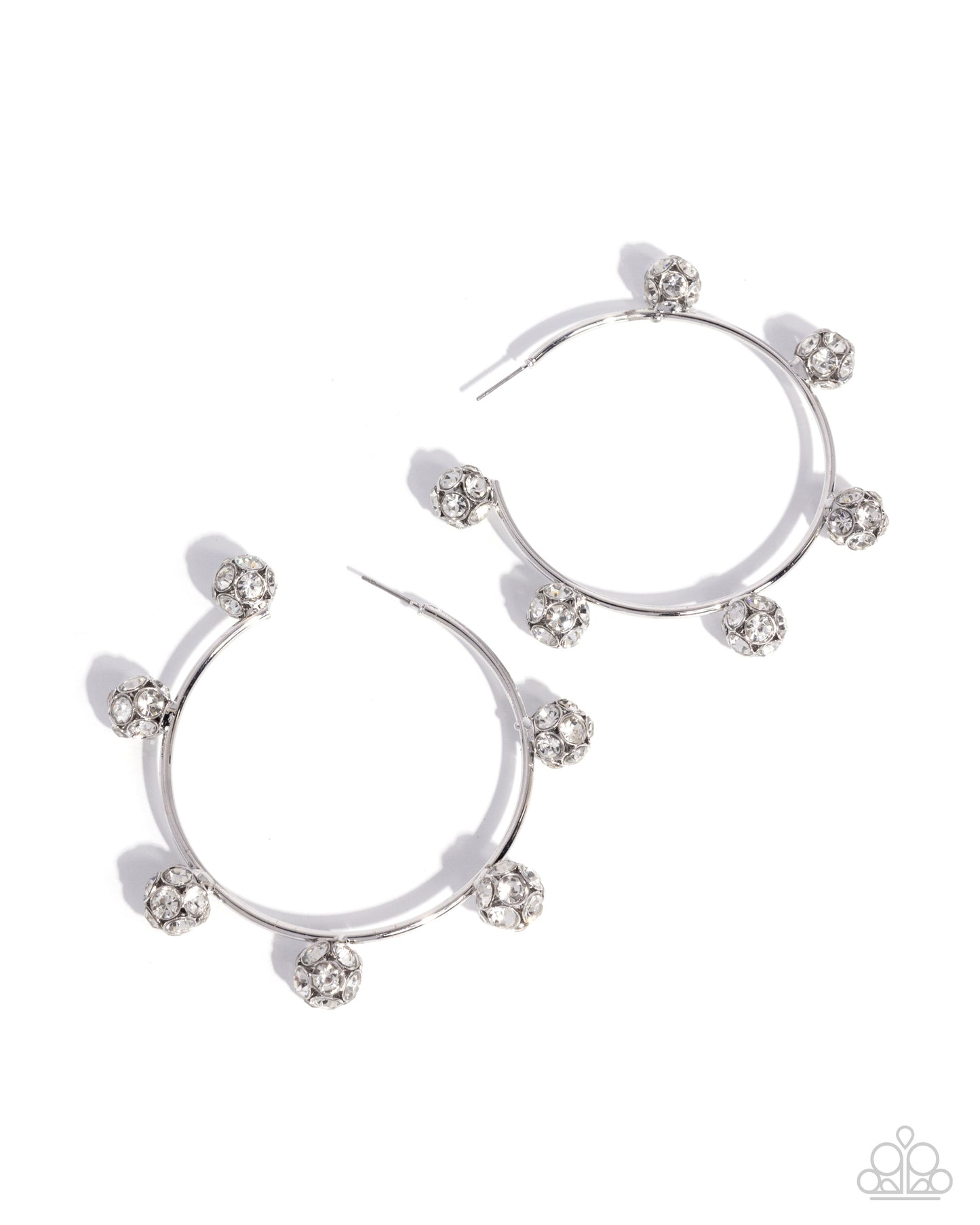 Paparazzi - Ornamental Optimism - White Earrings #2479