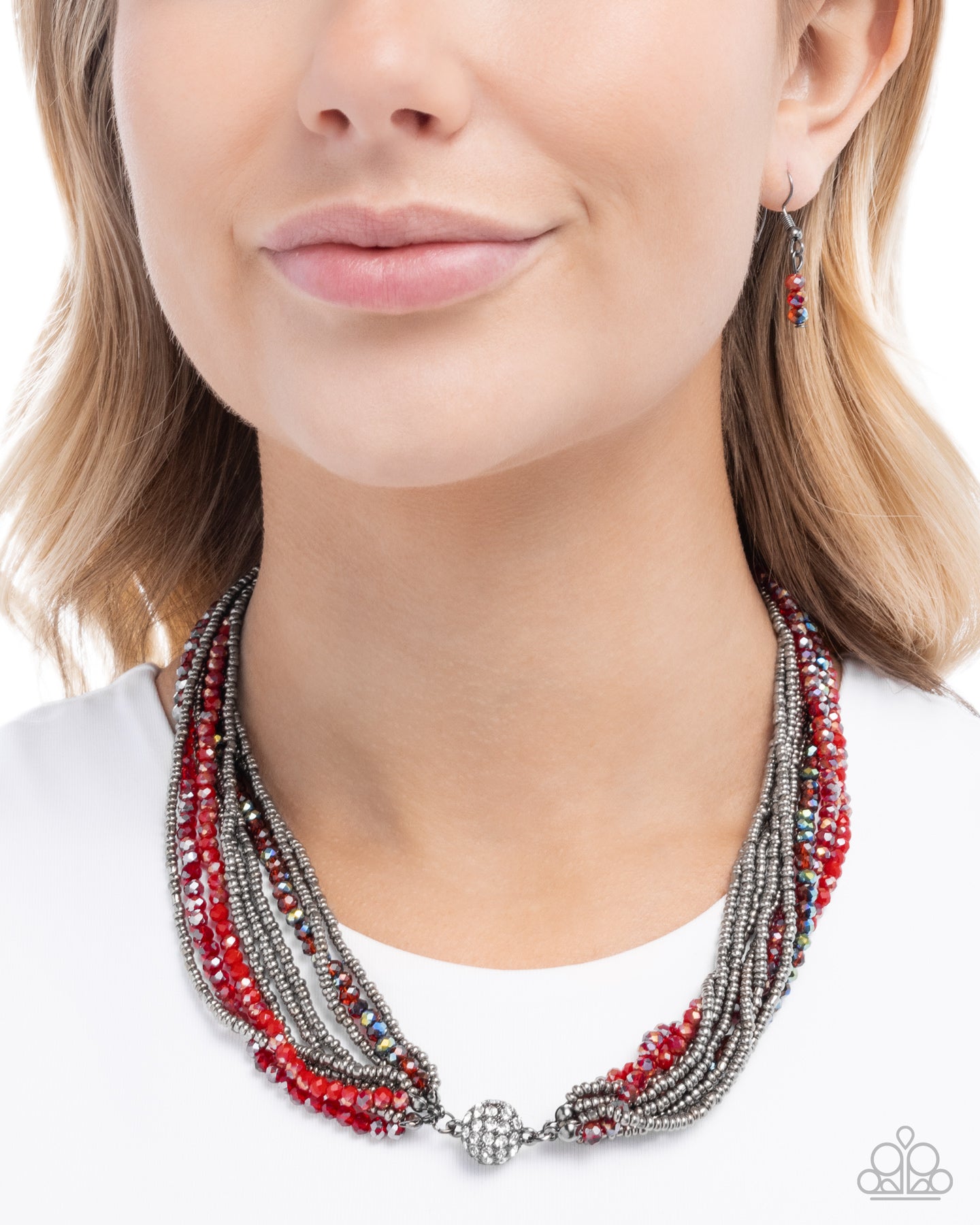 Paparazzi - Rushing Radiance - Red Necklaces #1593
