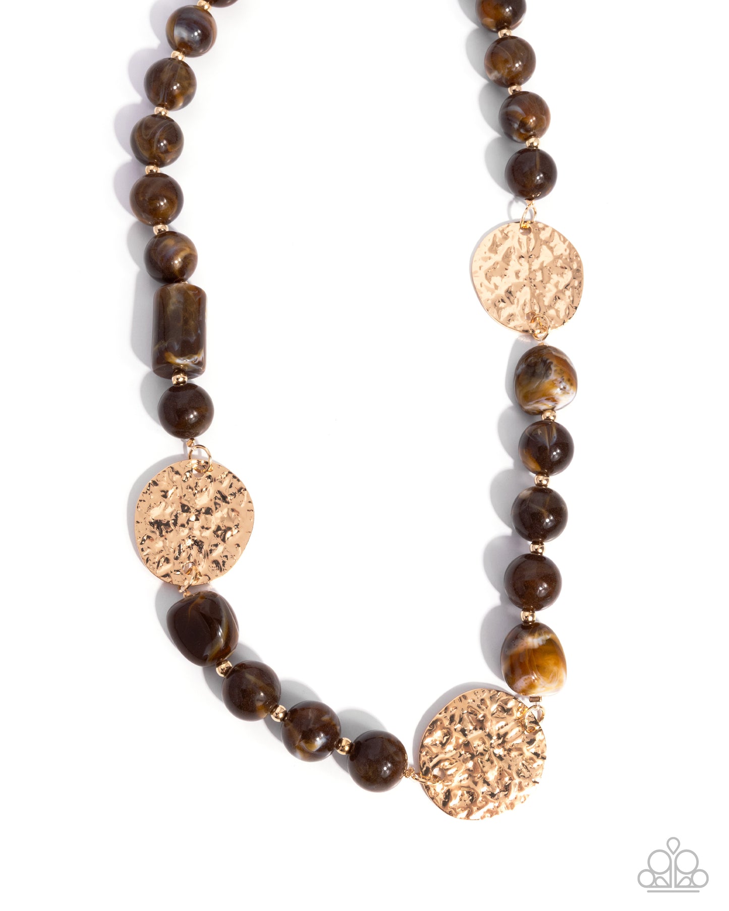 Paparazzi - Contemplative Chic - Brown Necklaces #1477