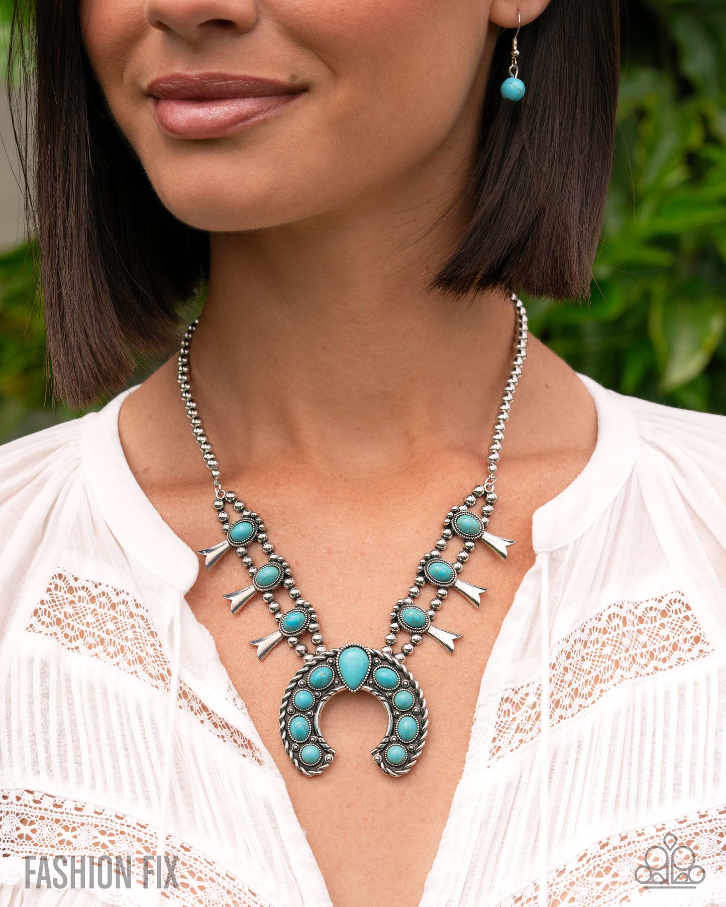 Paparazzi - Rustic Route - Blue Necklaces #N533