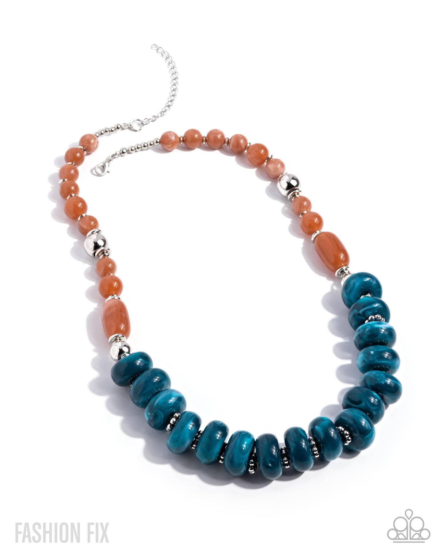 Paparazzi - Bubbly Broadcast - Blue Necklaces #N530