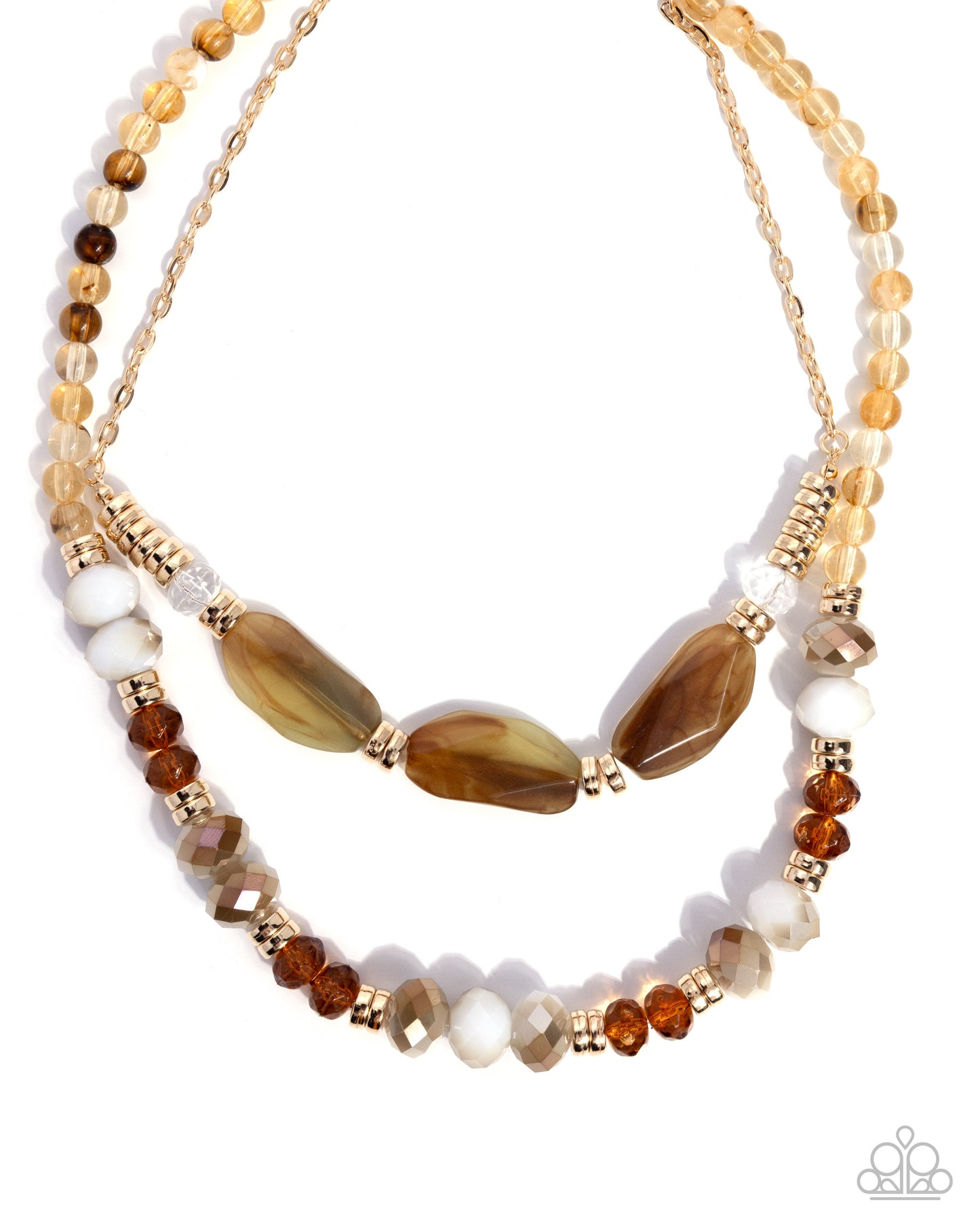 Paparazzi - Girls Day - Brown Necklaces  #N532