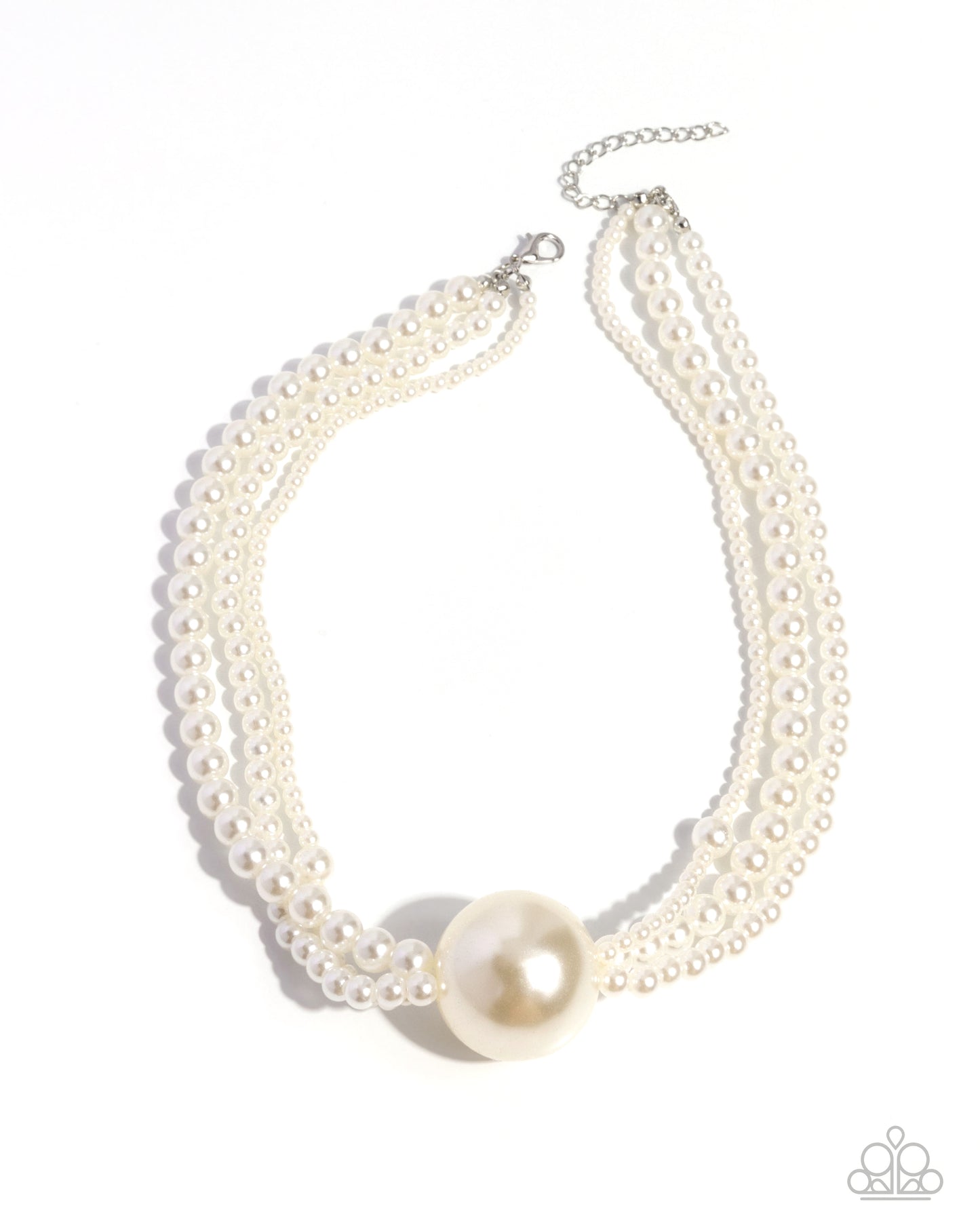 Paparazzi - Polished Professional - White Necklace #2384