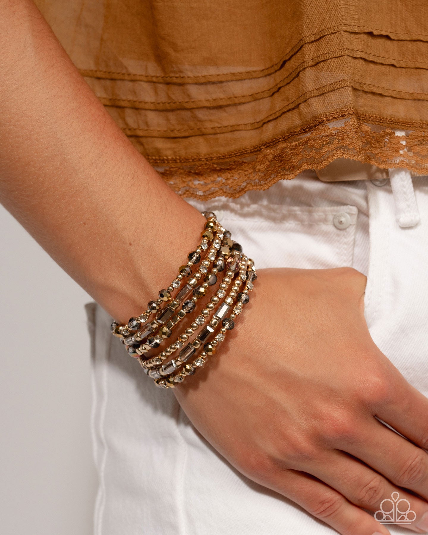 Paparazzi - Timeless Tango - Gold Bracelets #B235