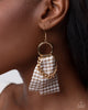 Paparazzi - Picnic Pizzazz - Brown Earrings #2488