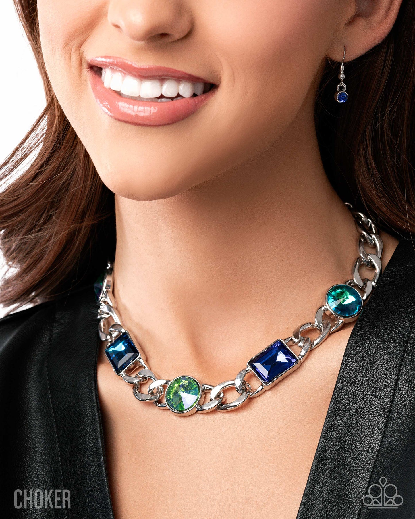 Paparazzi - Groundbreaking Glitter - Green Necklace #0038