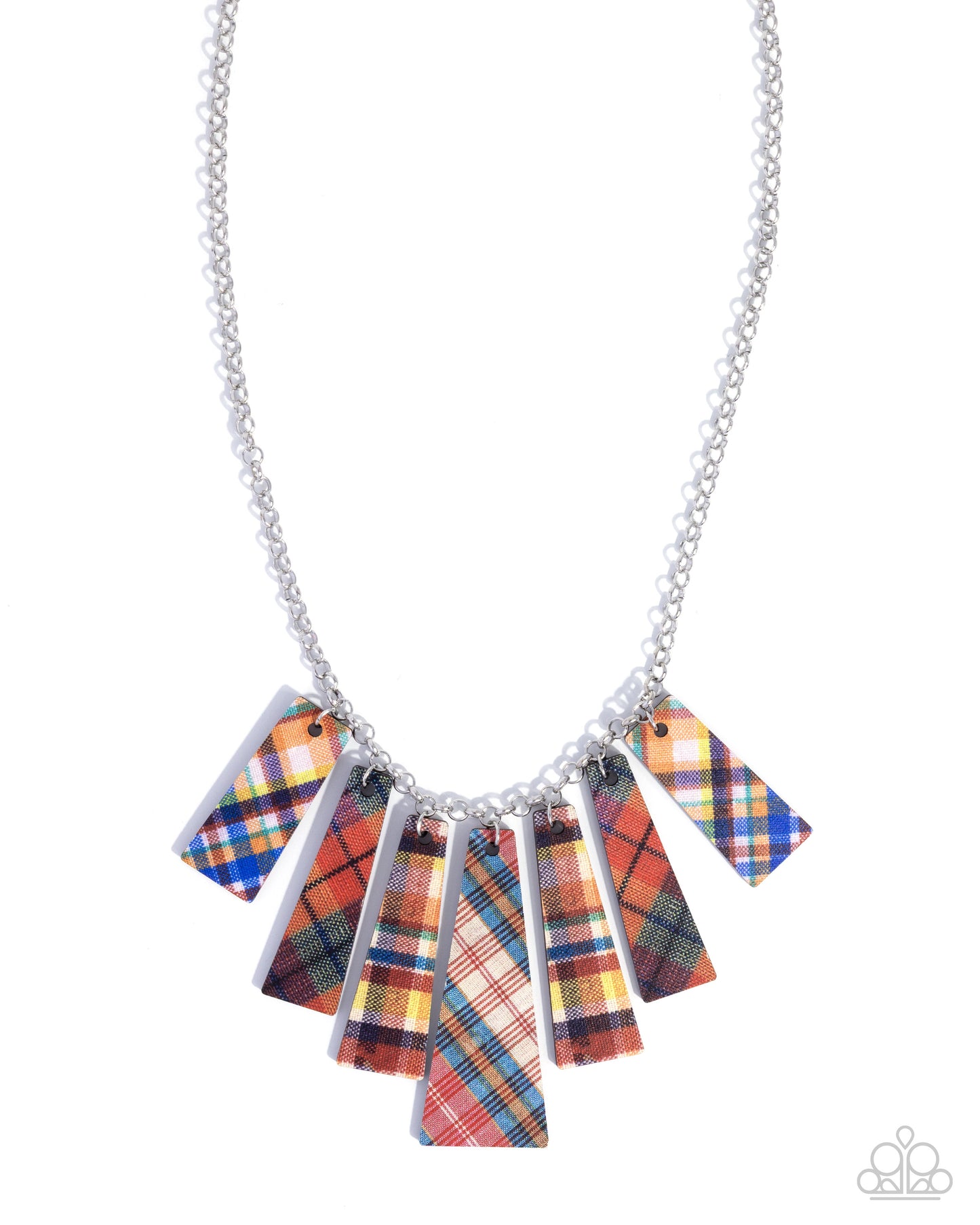 Paparazzi - Pleasing Plaid - Red Necklaces  #0137