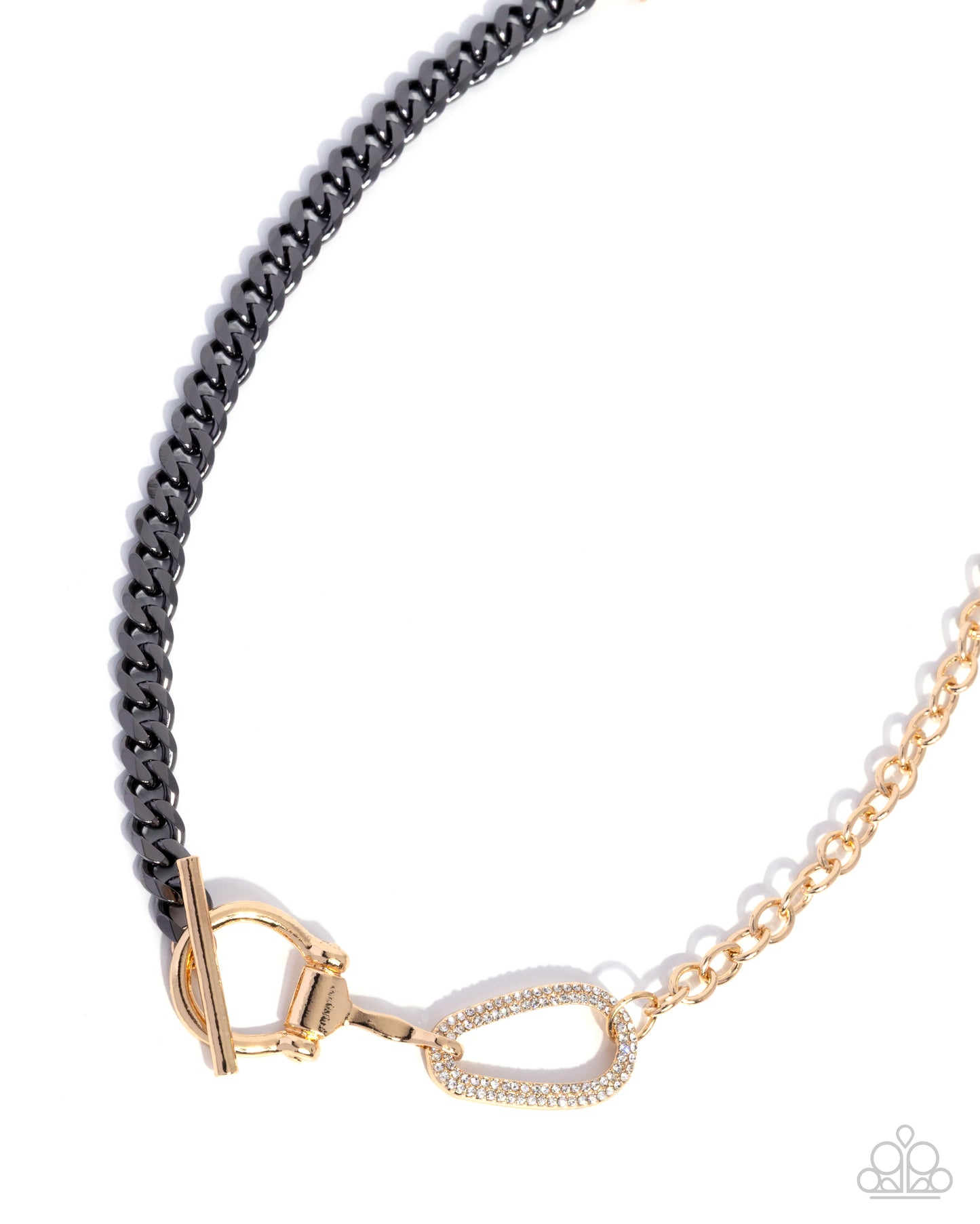 Paparazzi - Shifting Sass - Black Necklaces #2155