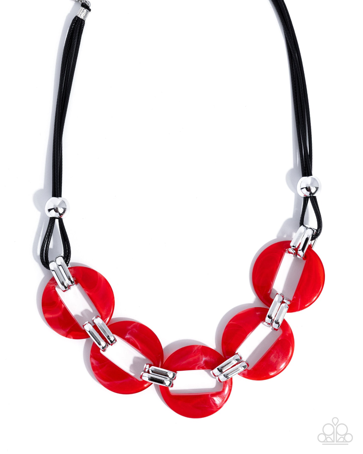 Paparazzi - Endearing Elegance - Red Necklace #1643
