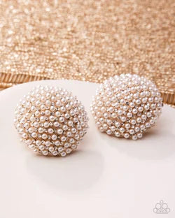 Paparazzi - Overwhelming Opulence - Gold Earrings #2233